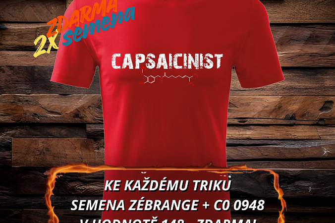 CAPSAICINIST - chilli tričko | chilli triko