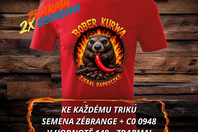 BOBER - chilli tričko | chilli trika